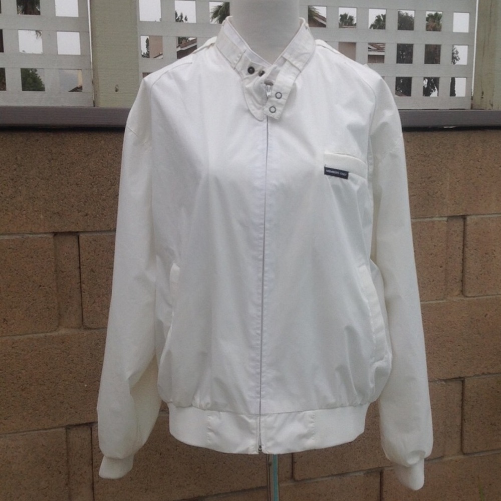 Vintage Members Only White Jacket